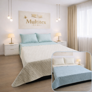 Azul hielo-Beige claro