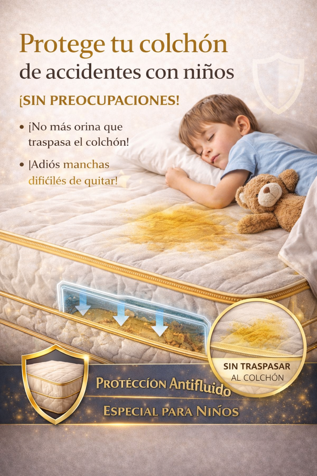 Uso real protector mascotas niños