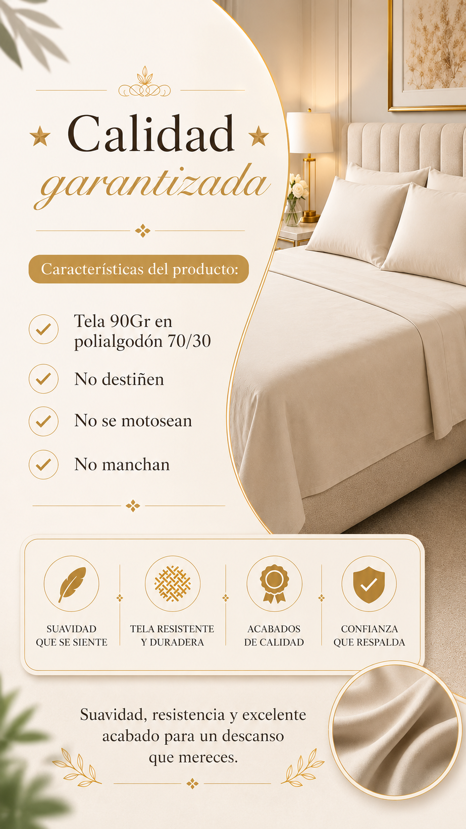 Calidad garantizada sábanas Multitex