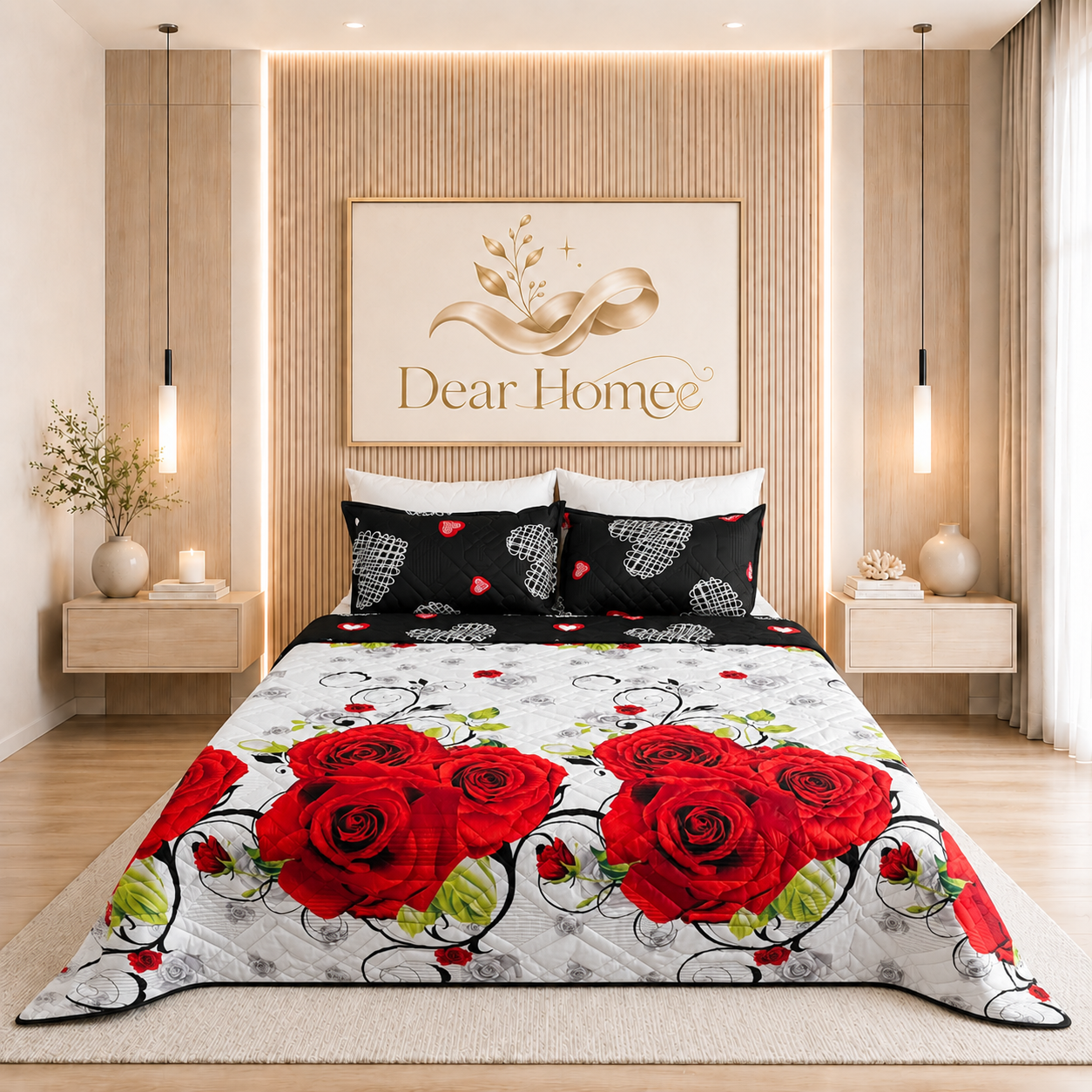 Colcha Corazón de Rosas - Image 3